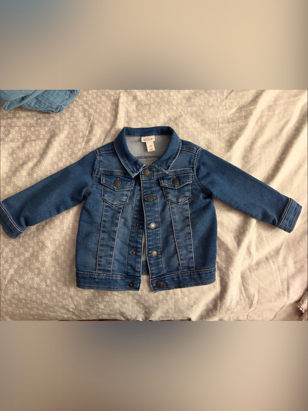 Cat & Jack Girls Blue Denim Jean Jacket
